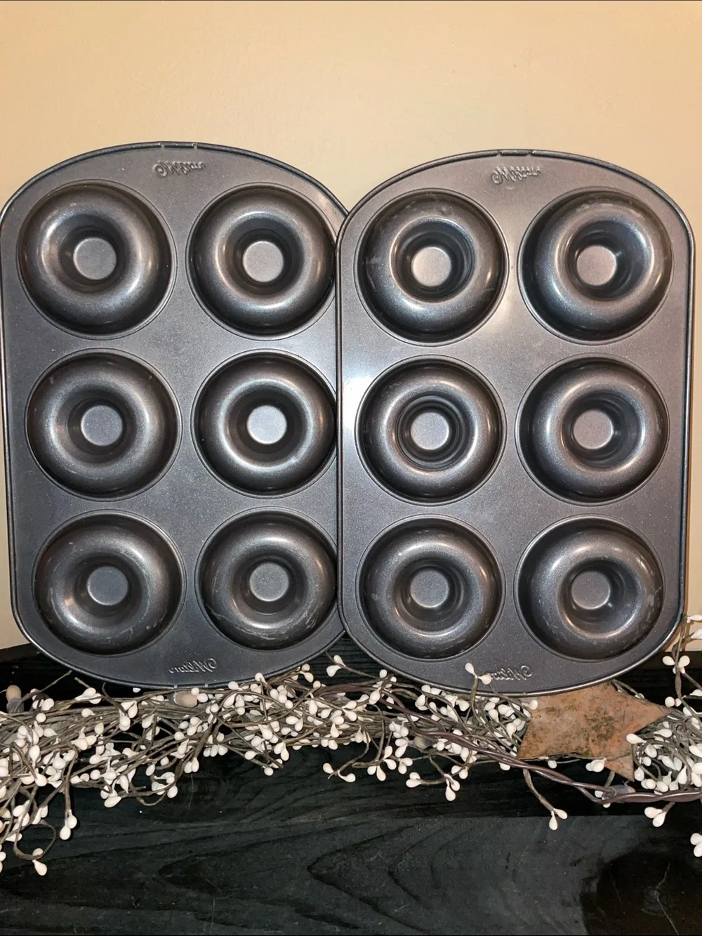 Wilton Gray Nonstick Donut Pan Set - 2 Pack